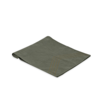 Stitch Cotton Table Runner 40x200cm Jungle Green